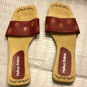 Red slides for women